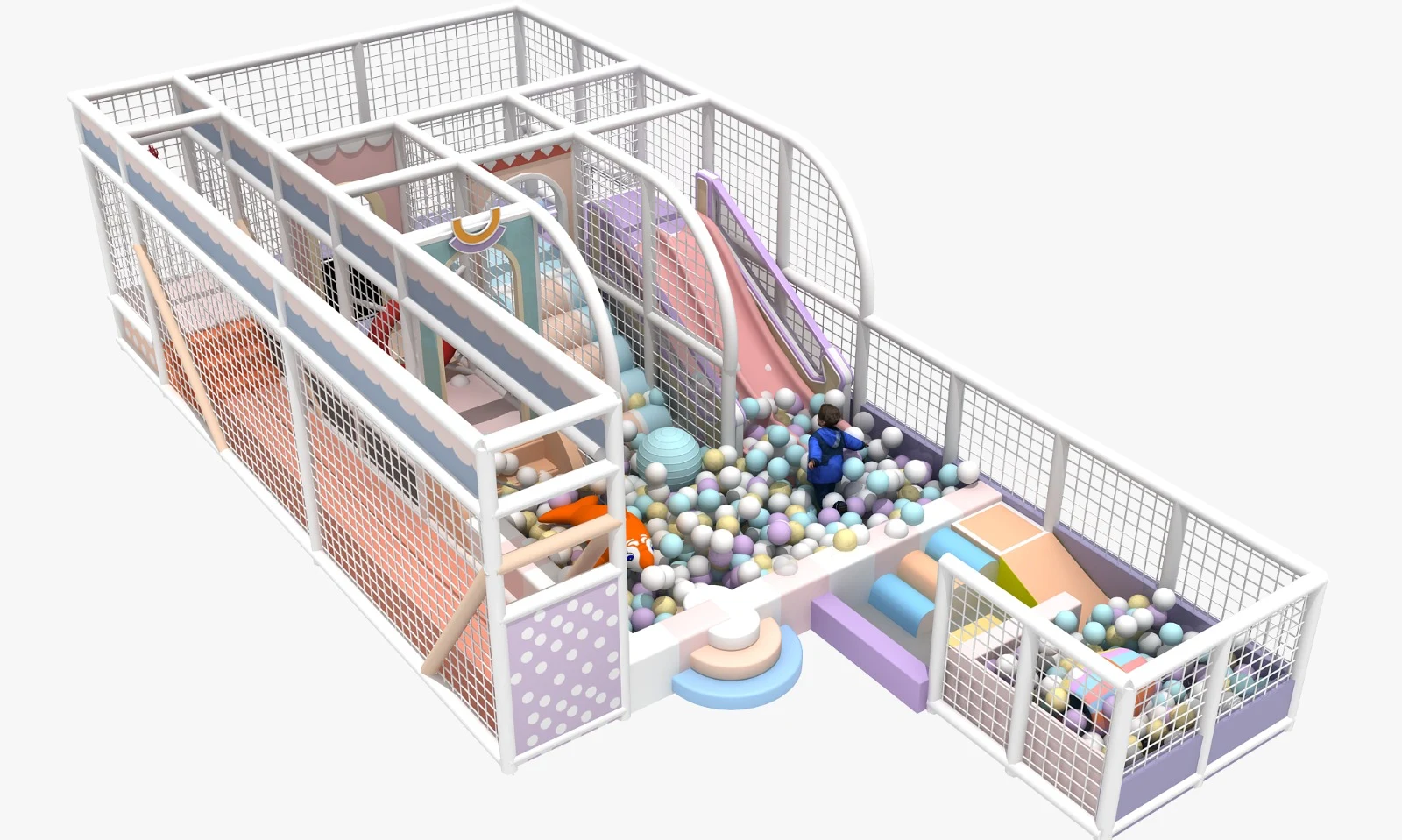 Parque infantil modular interior JPI102