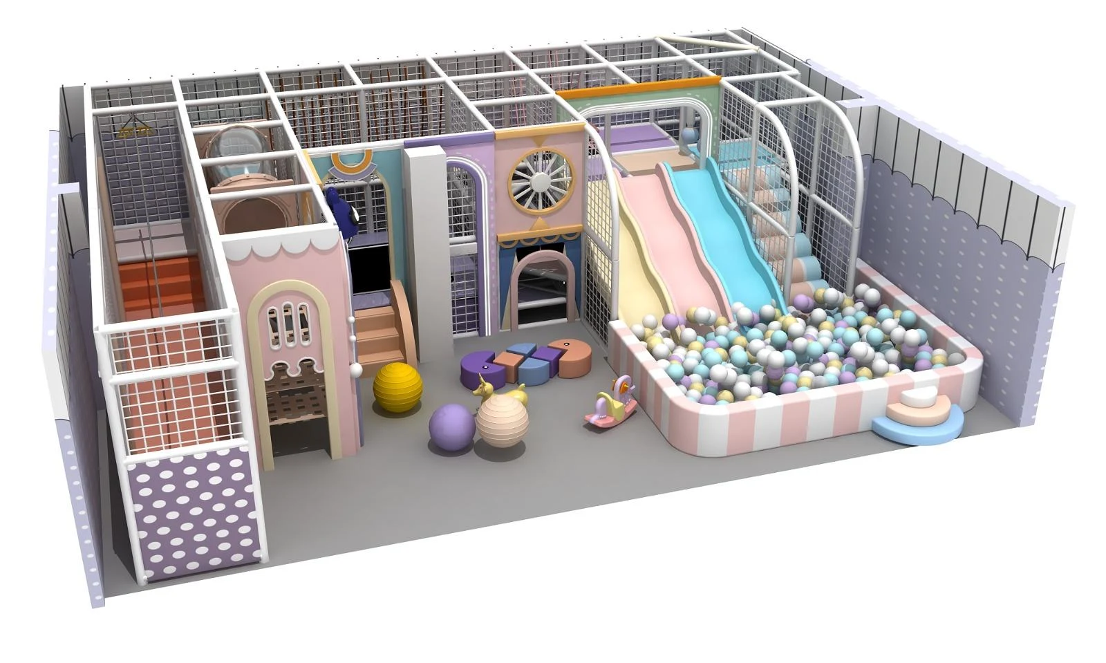 Parque infantil modular interior JPI103
