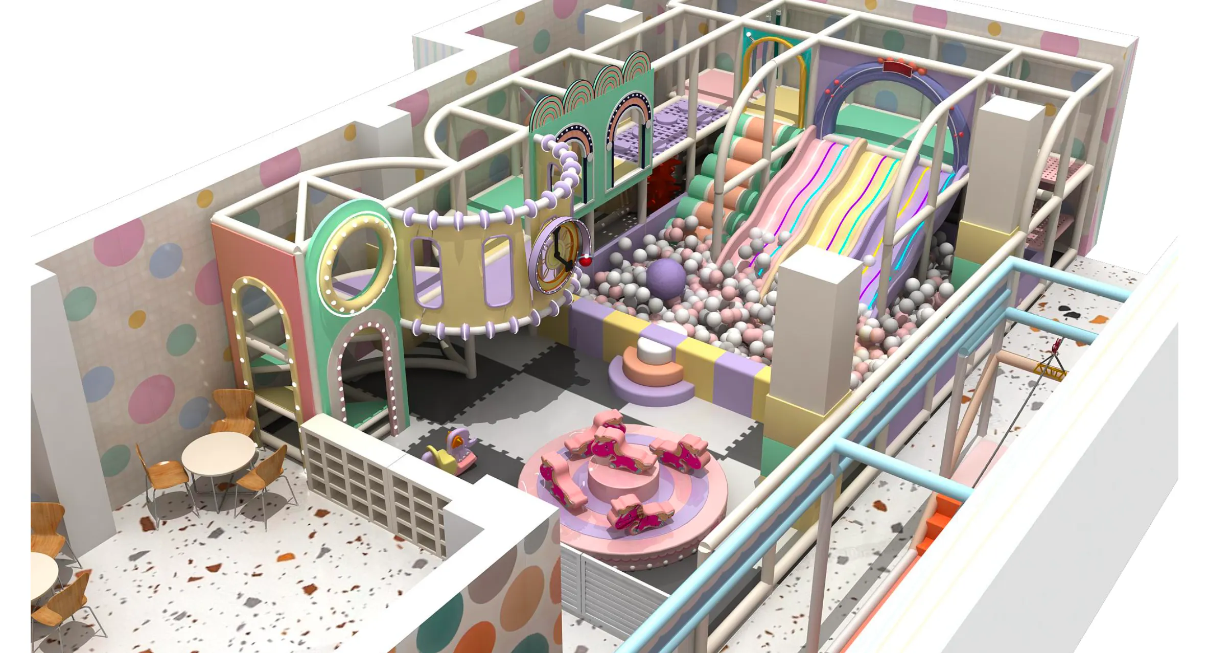 Parque infantil modular interior JPI109