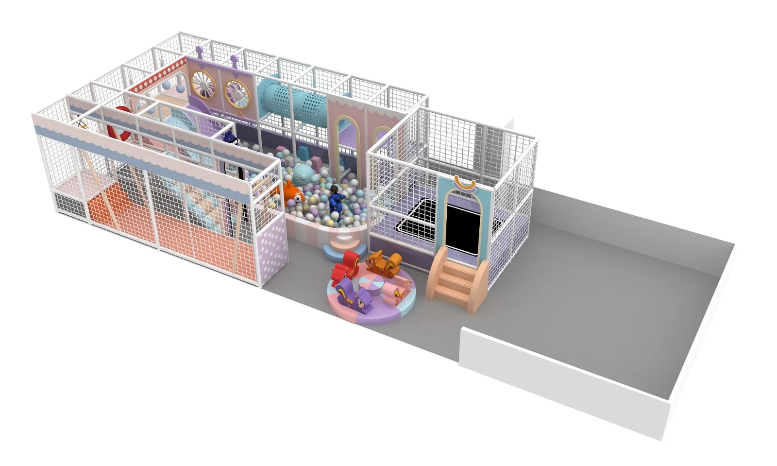 Parque infantil modular interior JPI123