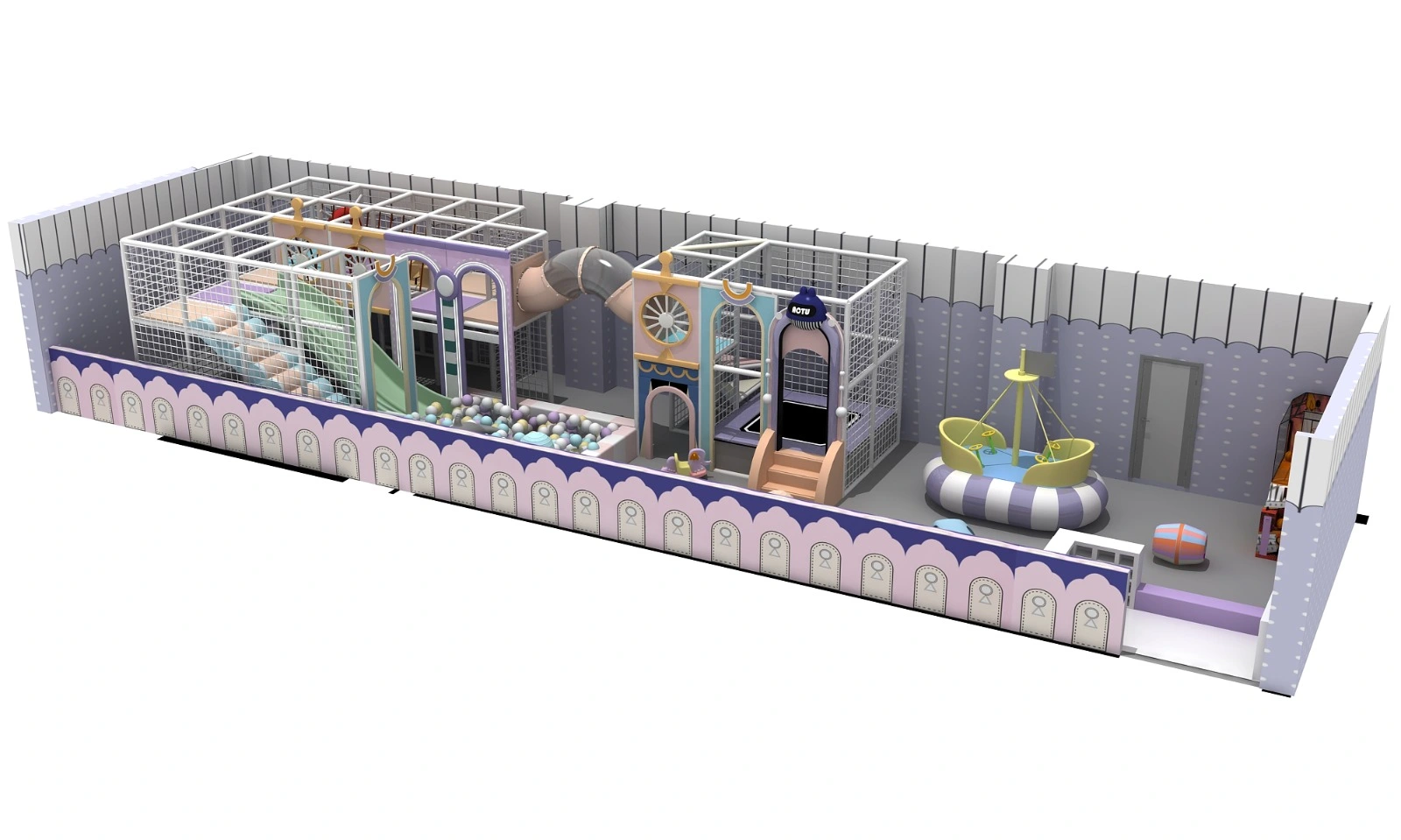 Parque infantil modular interior JPI125