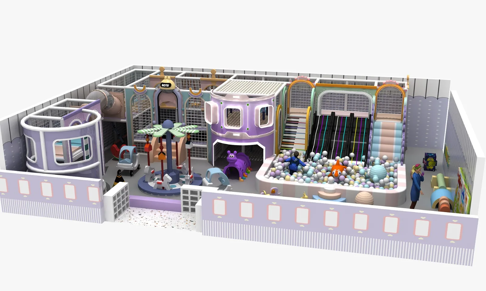 Parque infantil modular interior JPI126