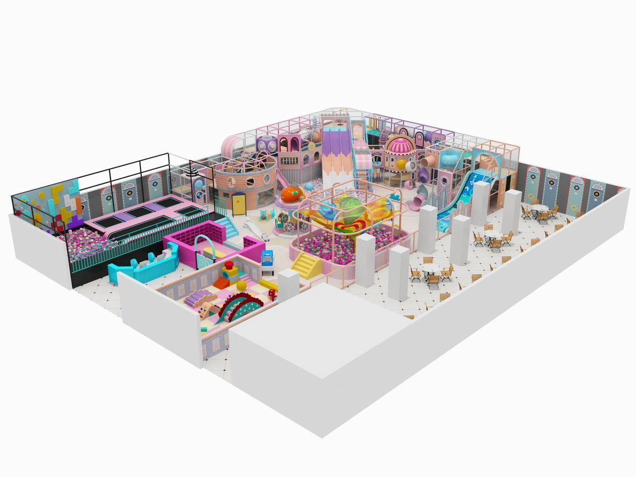 Parque infantil modular interior JPI128