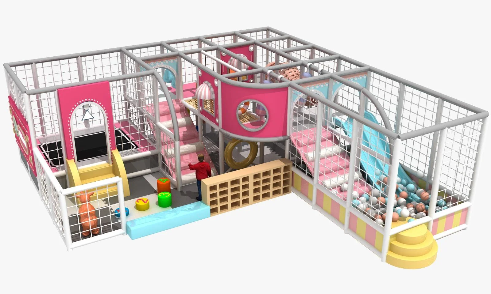 Parque infantil modular interior JPI132