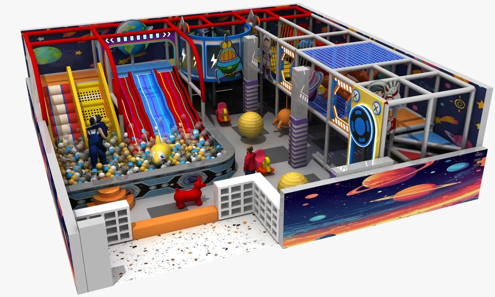 Parque infantil modular interior JPI134