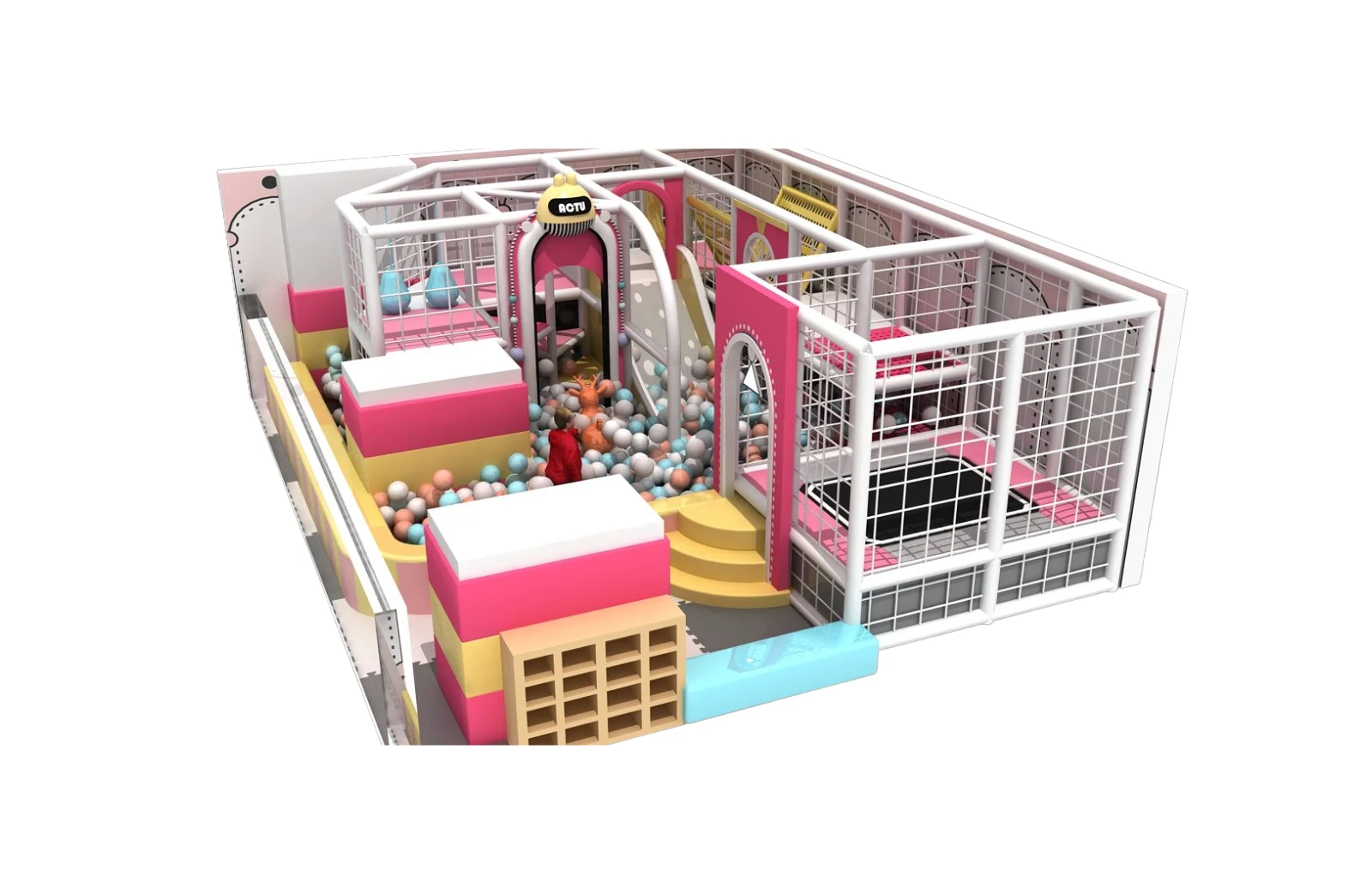 Parque infantil modular interior JPI136