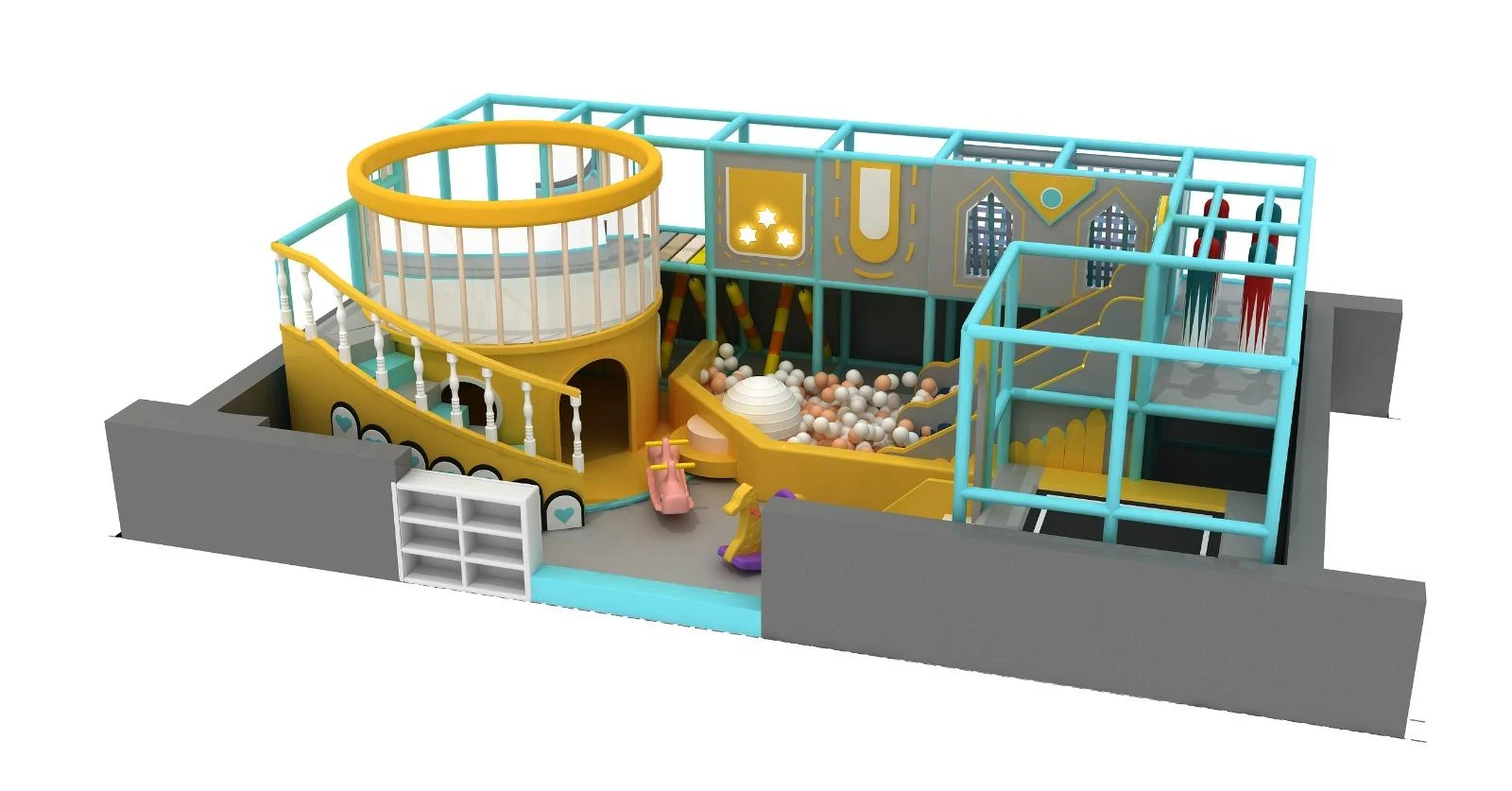 Parque infantil modular interior JPI138