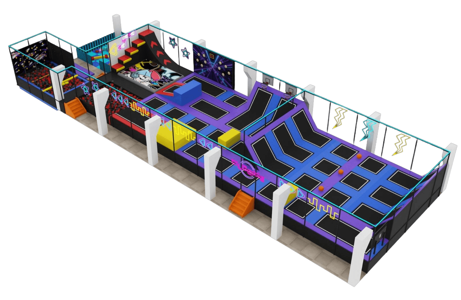 Parque infantil modular interior JPI140