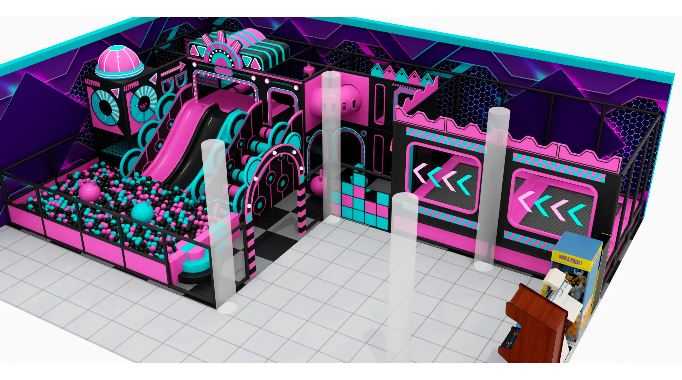 Parque infantil modular interior JPI146