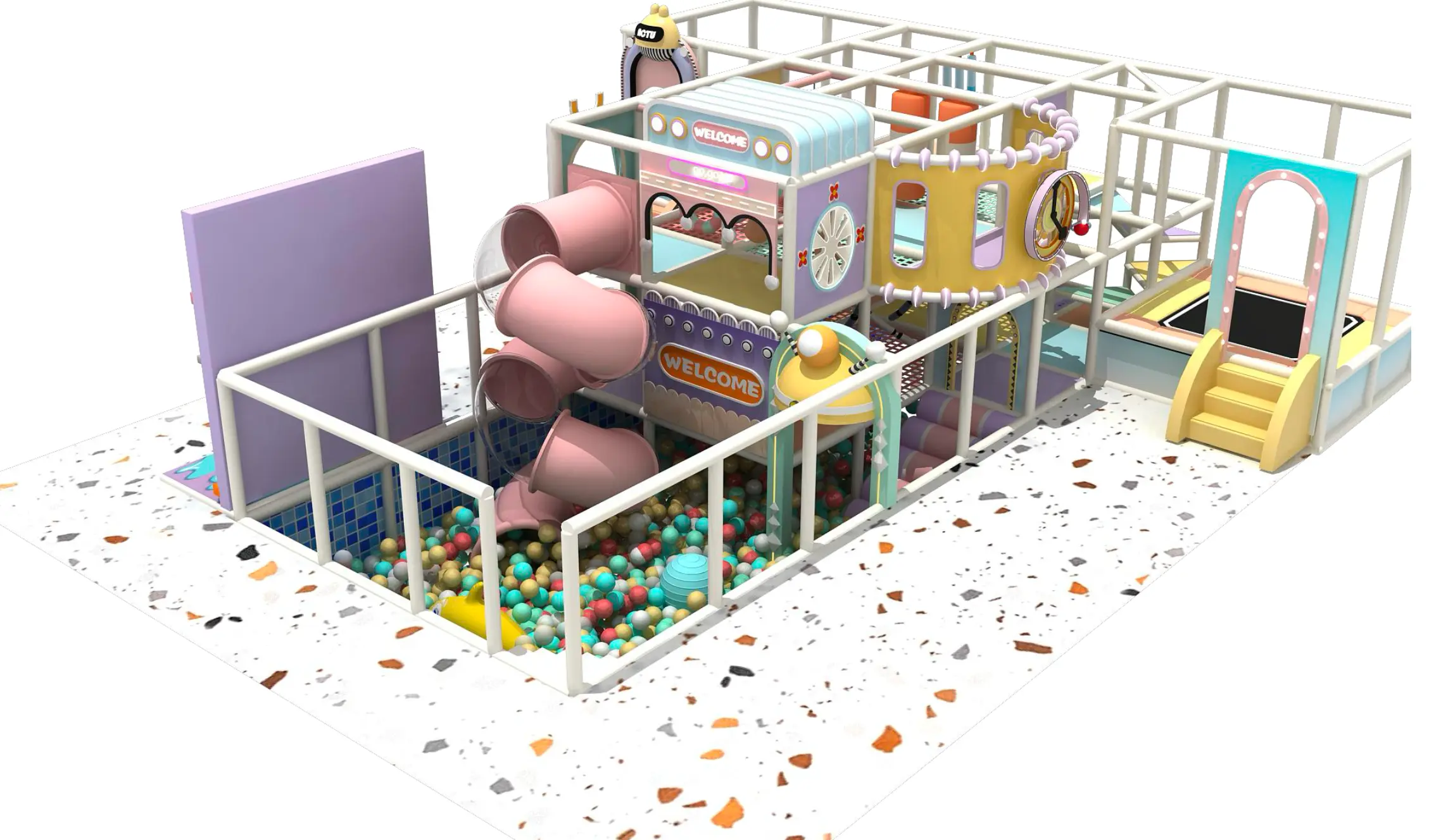 Parque infantil modular interior JPI155