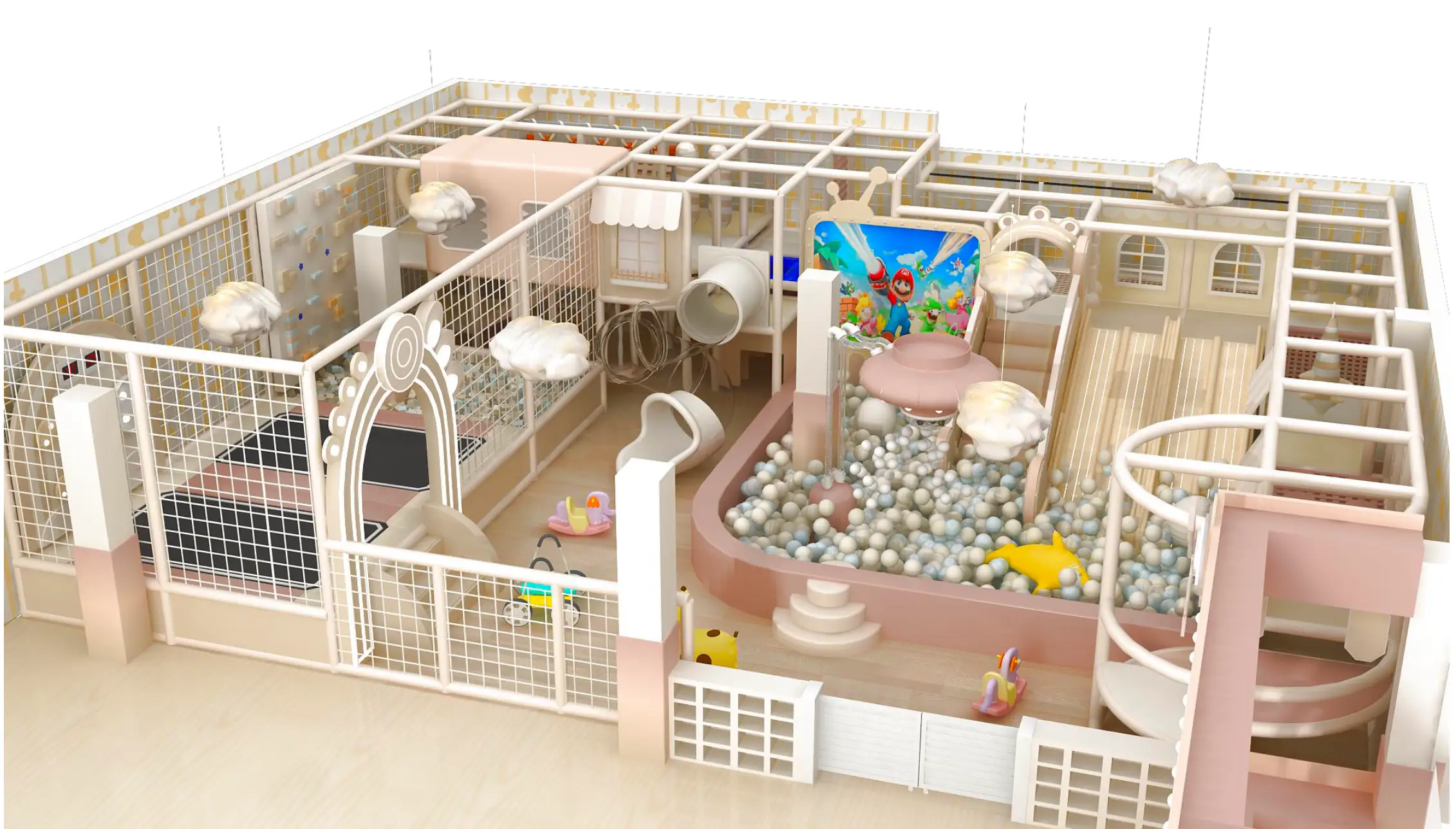 Parque infantil modular interior JPI159